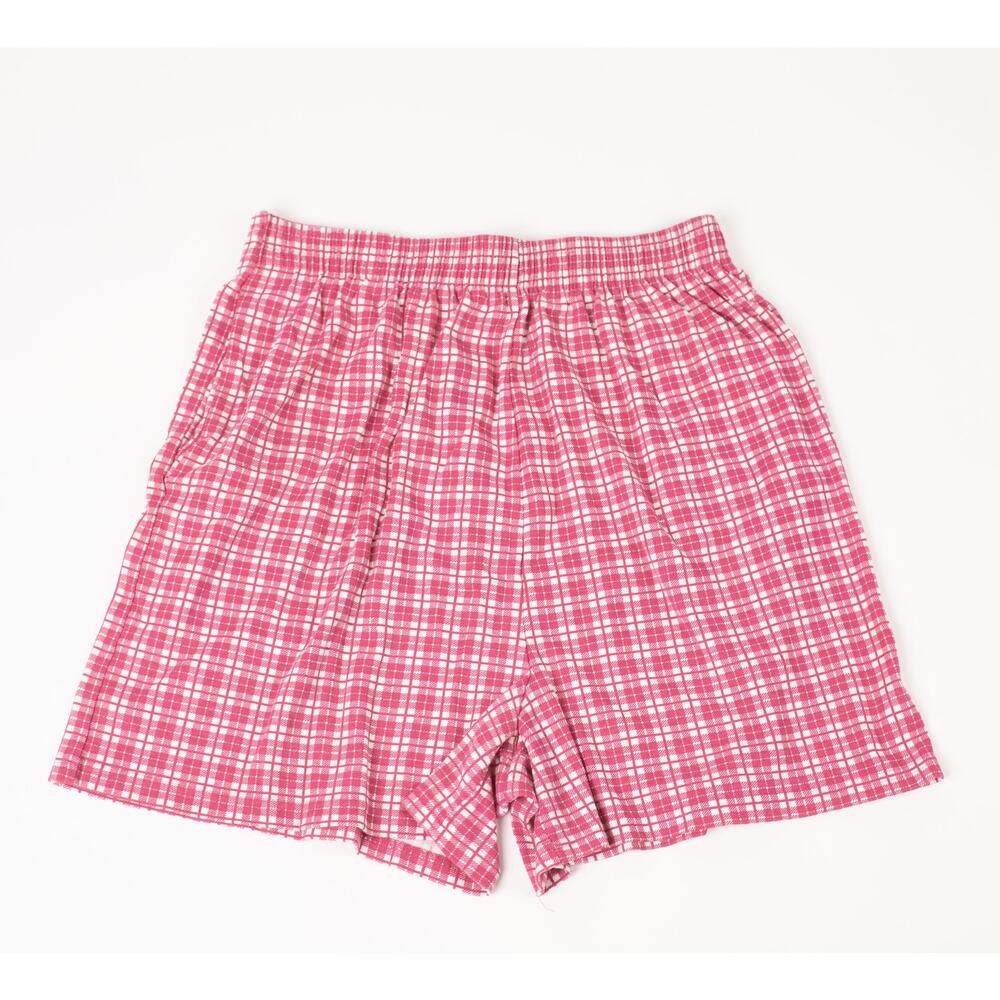 Separate Issue Vintage Pink White Checkered Shorts Size Large